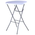 Mesa alta plegable 80x110 cm para eventos