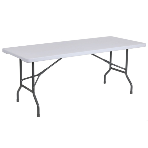 Mesa plegable rectangular 183x74 cm