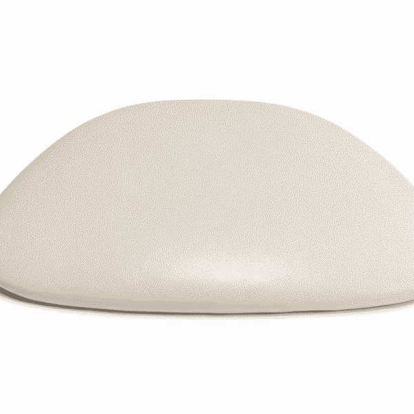 Cojín silla Tiffany PU blanco vista superior