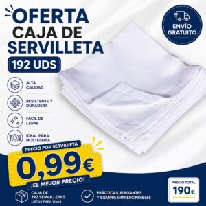 Caja servilletas blancas