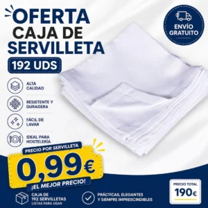 Caja servilletas blancas